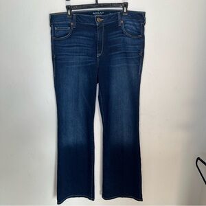 Ariat Women's perfect rose Flare Jeans size 34L western denim